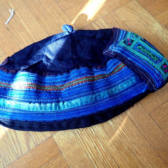 Handmade Beanie  by the H'mong of  Northern Vietnam - Picture 4 of 5